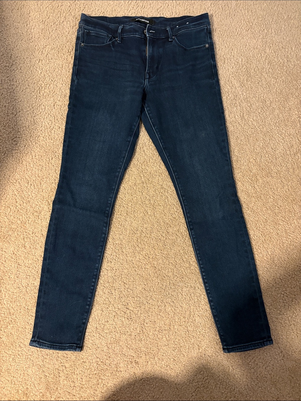Express Dark Blue Women’s Fleece Lined Leggings